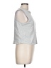 Marled Silver Sleeveless T-Shirt Size L - photo 4