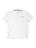 Puma 100% Polyester White Green Short Sleeve Polo Size 9 - 10 - photo 1