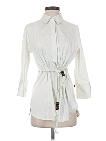 Soft Surroundings 3/4 Sleeve Button-Down Shirt (view 1)