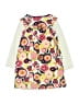 Tea 100% Cotton Print Ivory Dress Size 8 - photo 2