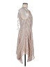 Miss Me 100% Polyester Argyle Tan Casual Dress Size M - photo 4