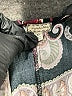 Eyeshadow 100% Rayon Paisley Black Jumpsuit Size XL - photo 4