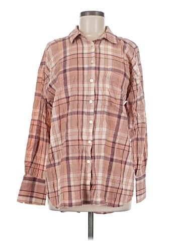 Ann Taylor LOFT Long Sleeve Button-Down Shirt (view 1)