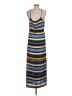MICHAEL Michael Kors 100% Polyester Stripes Blue Casual Dress Size M - photo 2
