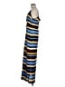 MICHAEL Michael Kors 100% Polyester Stripes Blue Casual Dress Size M - photo 5