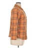 No Comment Plaid Brown Long Sleeve Blouse Size 1X - photo 4