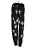 P.J. Salvage Stars Black Sweatpants Size 4 - photo 1