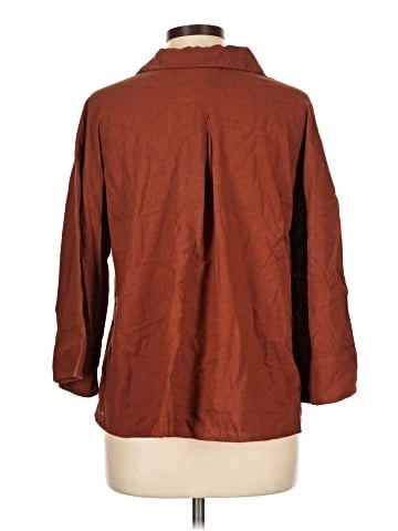 H&M 3/4 Sleeve Button-Down Shirt (view 2)