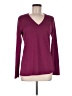 Nike 100% Polyester Burgundy Long Sleeve Top Size M - photo 1