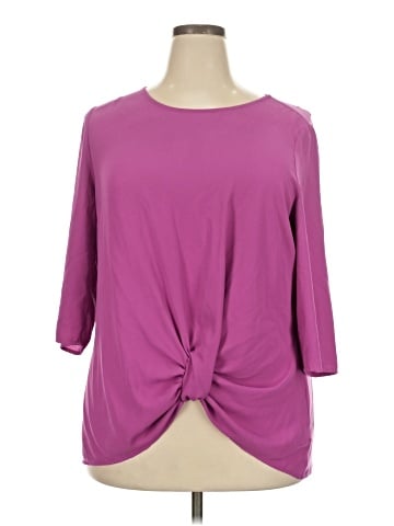 Dana Buchman 3/4 Sleeve T-Shirt (view 1)