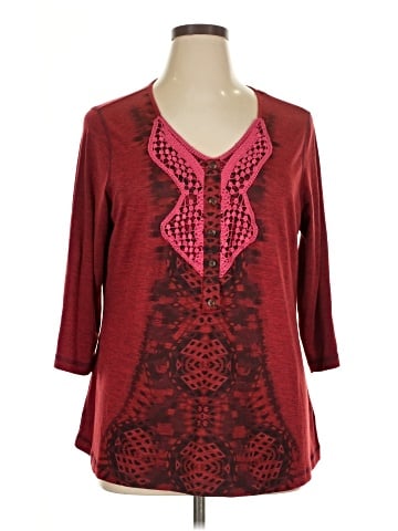 Avenue 3/4 Sleeve Blouse (view 1)