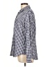 Kut from the Kloth Checkered-gingham Blue Long Sleeve Button-Down Shirt Size L - photo 5