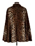 Dennis by Dennis Basso 100% Polyester Animal Print Brown Coat Size M - photo 2