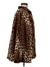 Dennis by Dennis Basso 100% Polyester Animal Print Brown Coat Size M - photo 4