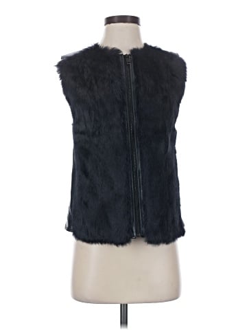 Vince. Faux Fur Vest (view 1)
