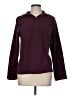 Lands' End 100% Polyester Burgundy Sweatshirt Size M - photo 1