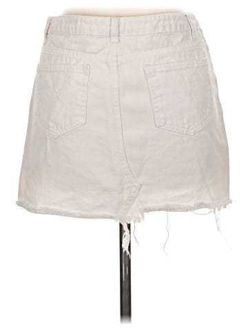Signature 8 Denim Skirt (view 2)