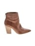 Lucky Brand 100% Leather Brown Ankle Boots Size 6 - photo 1