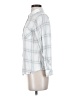 Well Worn 100% Viscose Plaid Silver Long Sleeve Button-Down Shirt Size S - photo 5