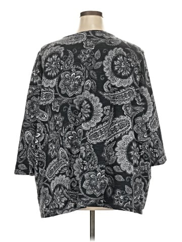 SUPREMA Essentials by Catherines 3/4 Sleeve T-Shirt (view 2)