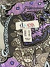 D&Co. Paisley Purple Long Sleeve Blouse Size M - photo 7