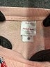 Hanna Andersson 100% Cotton Polka Dots Pink Pullover Sweater Size 12 - photo 3