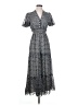 Max Studio 100% Polyester Gray Casual Dress Size XS - photo 1