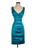 Cache Teal Cocktail Dress Size 2 - photo 1