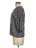 Kenar 100% Rayon Blue 3/4 Sleeve Blouse Size M - photo 5