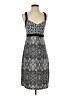 Dakini Graphic Gray Cocktail Dress Size S - photo 1