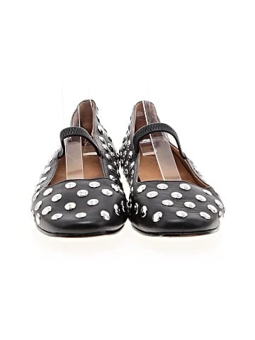 Madewell The Greta Ballet Flat in Stud-Embellished Leather (view 2)