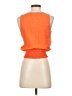 E&M Collection Orange Sleeveless Blouse Size S - photo 2