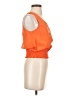 E&M Collection Orange Sleeveless Blouse Size S - photo 4