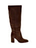 Vince Camuto 100% Leather Brown Boots Size 8 1/2 - photo 1