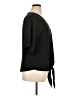 VIISHOW Black Short Sleeve Blouse Size XL - photo 4