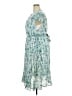 Apt. 9 100% Polyester Print Teal Casual Dress Size XXL - photo 5