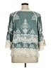 Democracy Teal 3/4 Sleeve Blouse Size 1X - photo 2