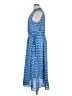 Anne Klein 100% Polyester Print Blue Casual Dress Size XL - photo 5