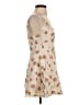 Cider 100% Cotton Floral Tan Cocktail Dress Size XS - photo 4
