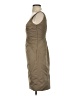 Karen Millen 100% Polyester Solid Tan Cocktail Dress Size Sm (2) - photo 5
