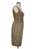 Karen Millen 100% Polyester Solid Tan Cocktail Dress Size Sm (2) - photo 4