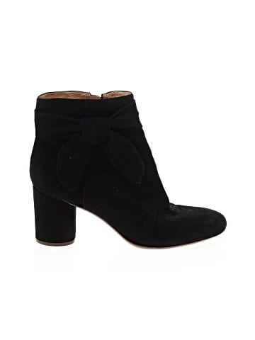 Madewell The Esme Bow Boot in Suede (view 1)