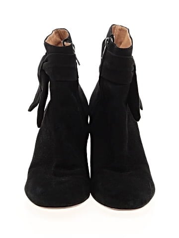 Madewell The Esme Bow Boot in Suede (view 2)