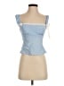 Cider Blue Sleeveless Blouse Size XXS - photo 1