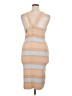 JOA Stripes Tan Casual Dress Size L - photo 2