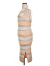 JOA Stripes Tan Casual Dress Size L - photo 5