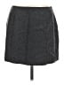 Express Chevron-herringbone Gray Wool Skirt Size 11 - photo 1