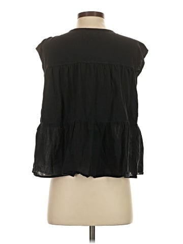 Velvet Sleeveless T-Shirt (view 2)