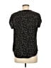 Fun2Fun 100% Polyester Black Short Sleeve Blouse Size M - photo 2