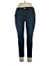 Democracy Solid Blue Jeans Size 14 - photo 1